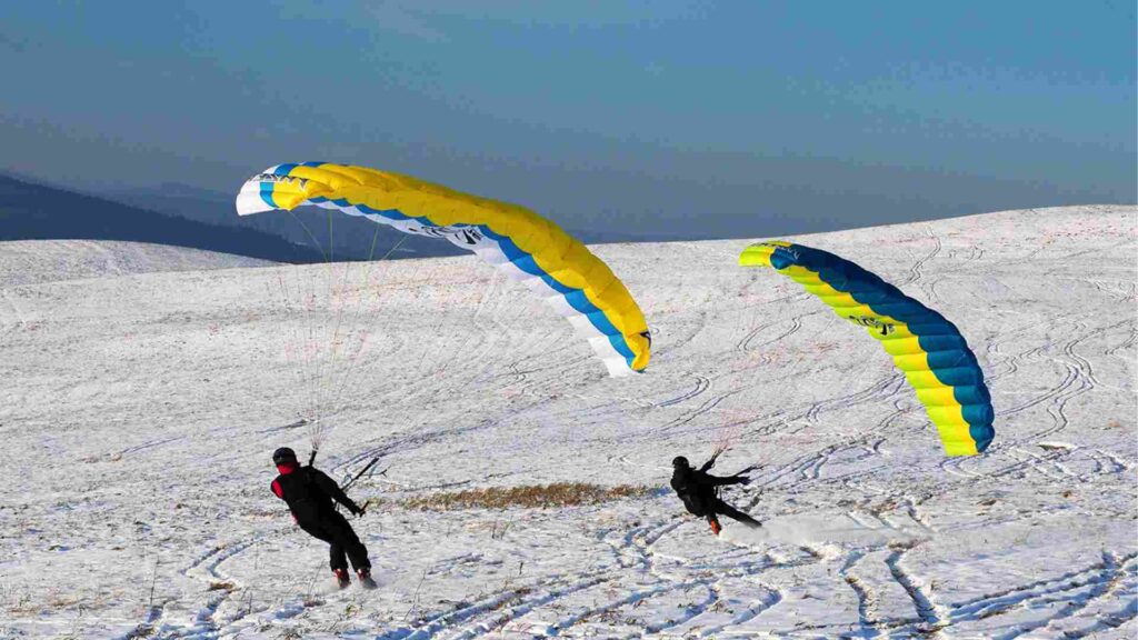 snow gilding bieszczady